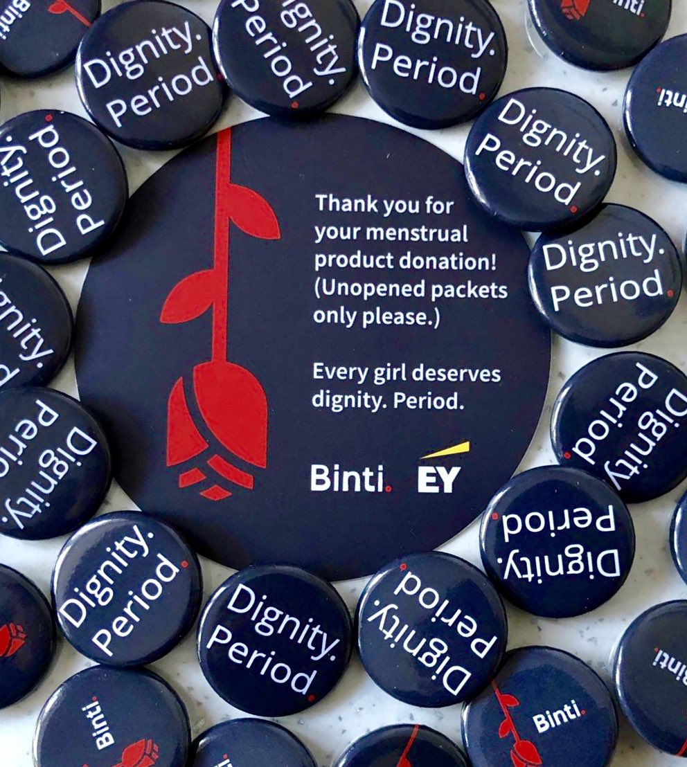 BintiPeriod's tweet photo. @ey_global #EYWN @EY_WFF 
EYWomensNetwork join our #ILovePeriods campaign for this years #IWD2019
Every girl deserves dignity period 
Donate now https://t.co/uUhmGxDGrm

#BintiPeriod 
#SmashShame 
#MenstruationMatters 
#ILovePeriods 
#Periods
#EndPeriodPoverty 
#CharityTuesday https://t.co/Wca2pRTxkD