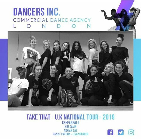 TakeThatFanBase's tweet photo. @GaryBarlow @HowardDonald @OfficialMarkO #rehearsalscomplete #beautifulcast #specialthanks #road #AdrianGas #firsttwoweeks #dancers #cannotwait #LisaSpencer #KimGavin #dancecaptain #dancersinc #UKnationaltour #TakeThat #GreatestHits #Odyssey #TT30
https://t.co/dWHkTXYvCe https://t.co/z4Rx3tDNB3
