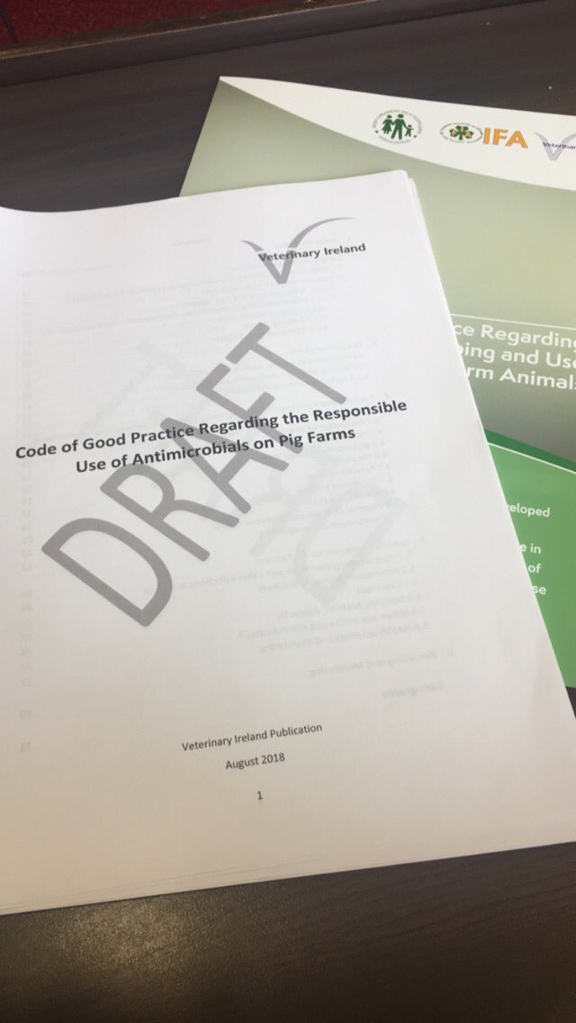 ShaneMcAuliffe1's tweet photo. Representing @IFAmedia at another good meeting with APHA updating the latest draft on the Code of Good Practice Regarding the Responsible Use of Antimicrobials on Pig Farms #RightAdvice #RightAnimal #RightMedicine #RightDose #RightDuration #RightDisposal #AMR https://t.co/cTIMSf9d55
