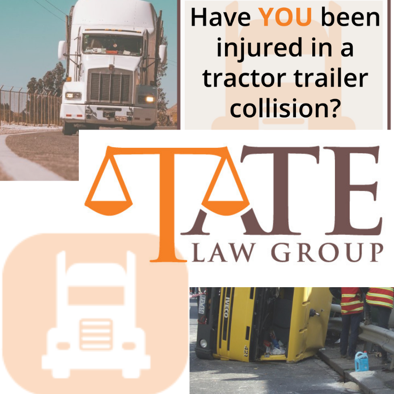 tatelawgroup's tweet photo. Have You or a loved one been involved in a collision with a tractor-trailer? Do You know, that the trucking companies have their own litigation teams who gather evidence and build a defense. So do not go in it alone. You first step - CALL ( 912) 234-3030 #Tate Law Group, LLC. https://t.co/5KQFDVVrYK