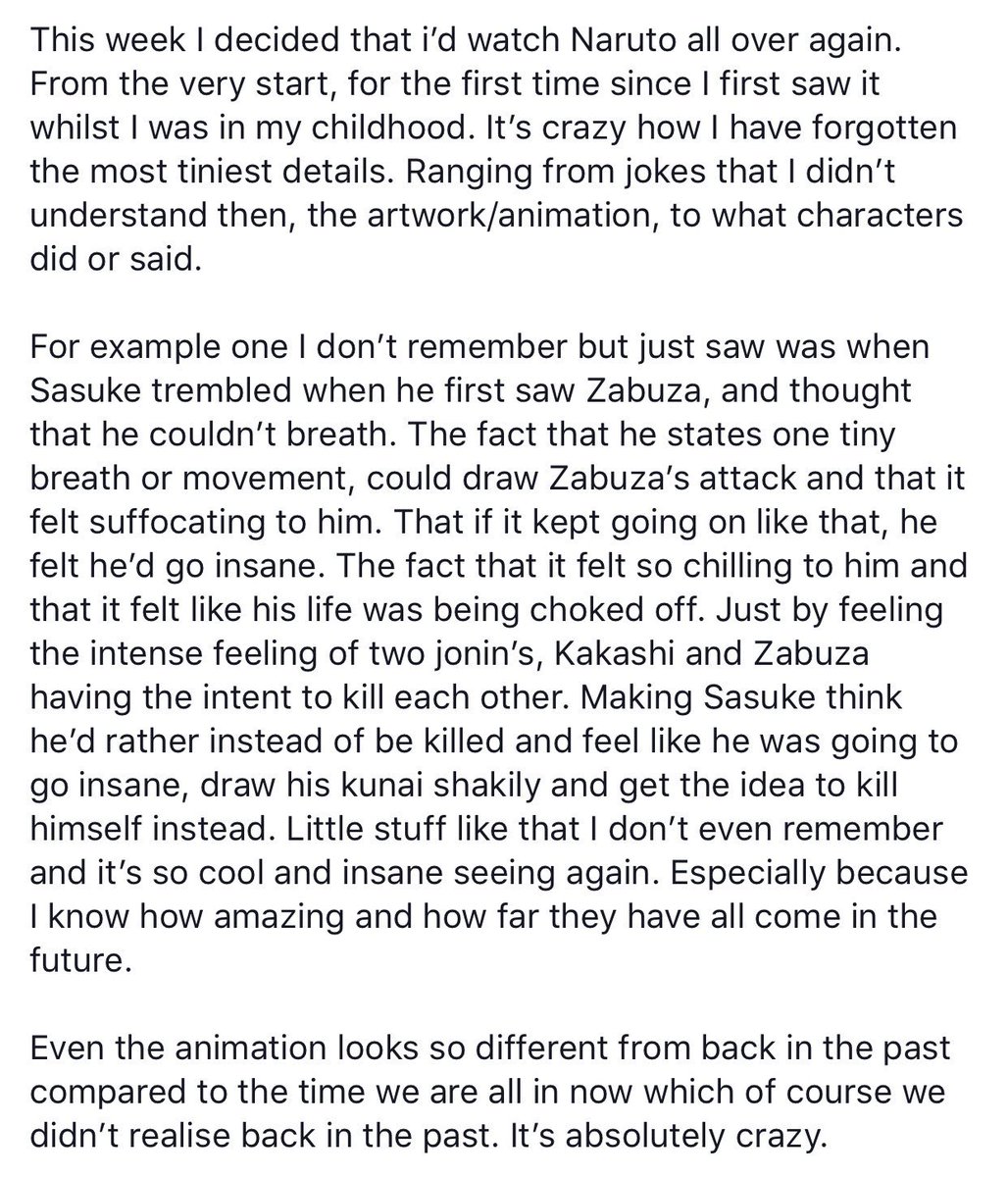 Spiralling Sphere Sur Twitter I Decided To Rewatch Naruto All Over Again Why Well I Would Post The Caption And My Explanation But Twitter Can T Fit It So I Ll Just Post
