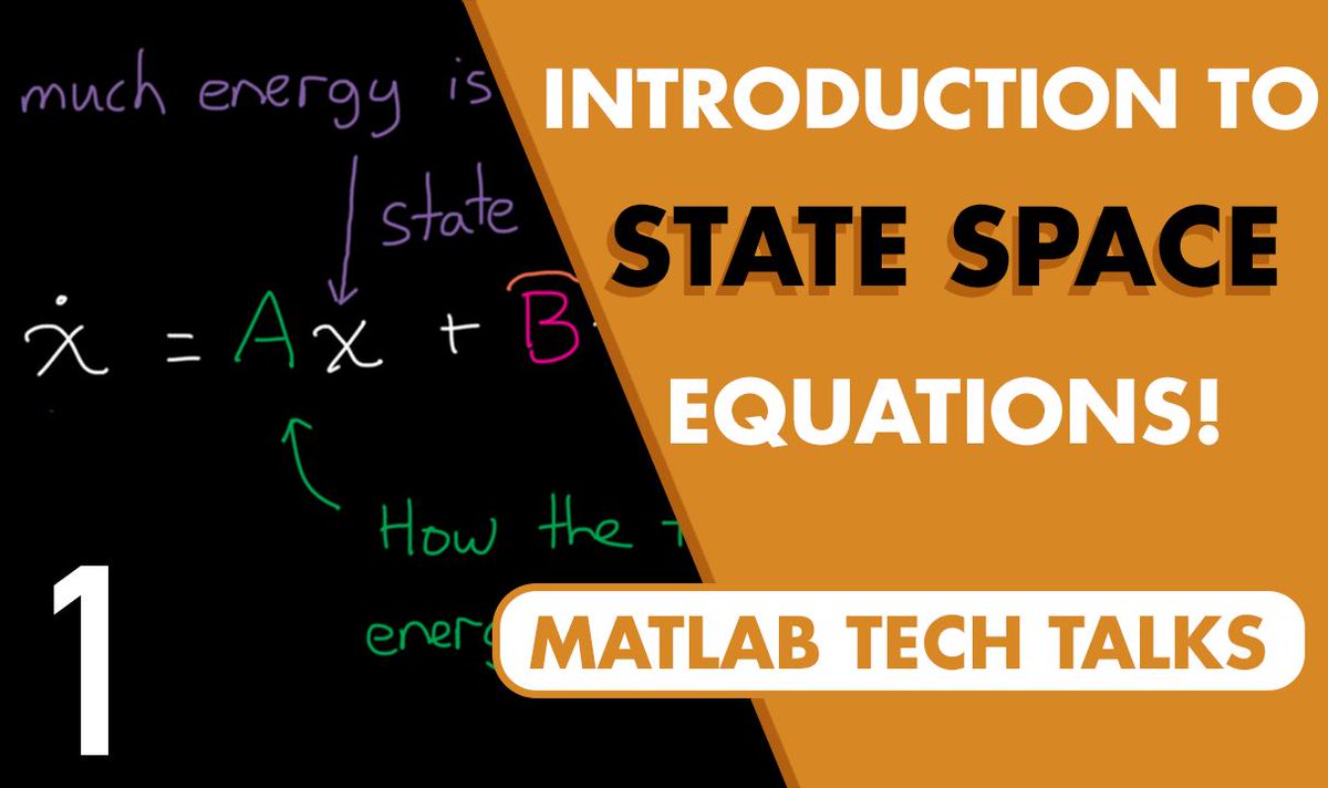 3 videos to help you understand state-space equations! Watch the series 📹 ow.ly/i19n50mf7bw