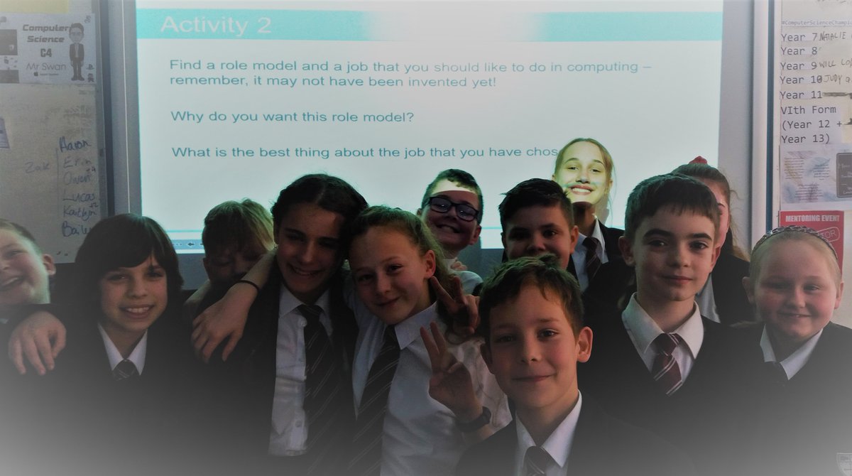 DysonPerrins's tweet photo. Another great day in #NCW2019 Students have been exploring questions such as 'What can't you do with Art?' (answer = nothing) How much money you can make with Computer Science and the variety of job roles in the Music and Drama industry. https://t.co/iVRHFC8ZPz
