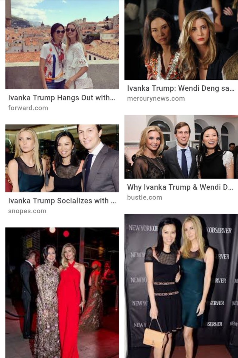 Of course  @IvankaTrump has been thick as thieves with Deng for decades whom Murdoch now says is a Chinese spy.Ivanka has been collecting Chinese trademarks during her father's occupation of the White House.Because wide-open treason is lucrative