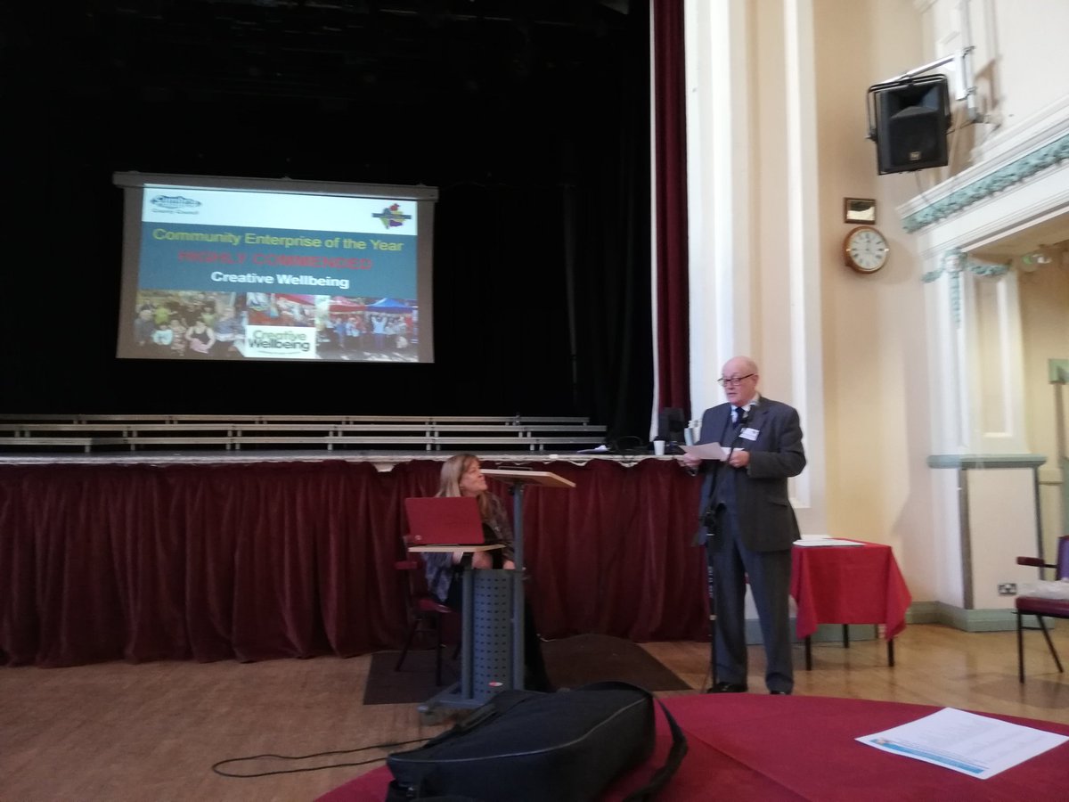 DianneCumbria's tweet photo. Learning about some amazing organisations today #CSEP19 #socent #CreativeWellbeing #HighlyCommended #communityEnterprise https://t.co/PdLDcRsFsN