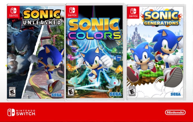 Sonic Colours Nintendo Wii Transparent pre-order Sonic Colours Ultimate moc...