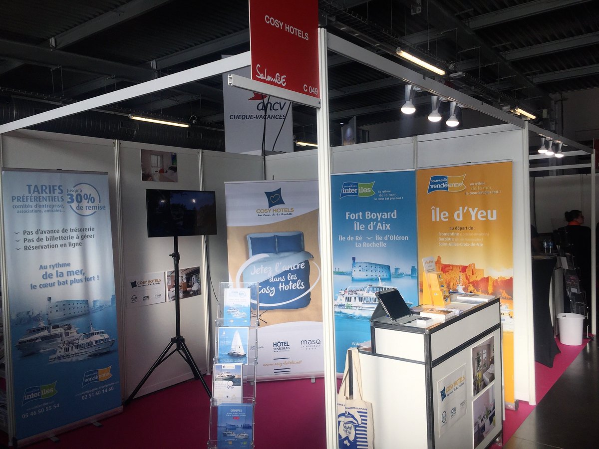 <a href="/cosyhotelsLR/">Cosyhotelslarochelle</a> est en direct du <a href="/SalonsCE/">SalonsCE&FranceCE</a> à Bordeaux, venez nous rejoindre sur le stand C049.