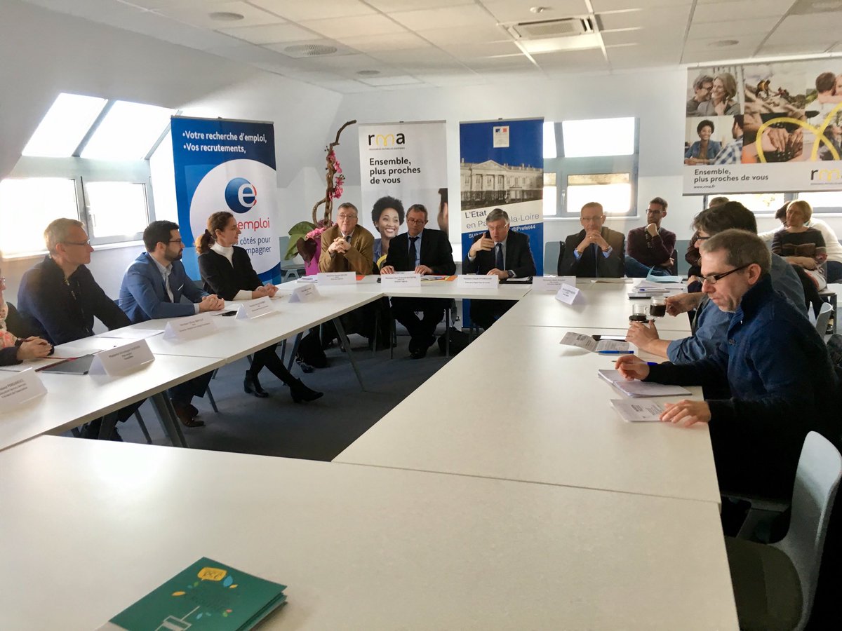 Le Préfet de Région ⁦<a href="/paysdelaloire/">Pays de la Loire</a>⁩ chez ⁦RMA ce matin !