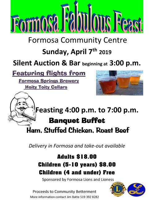 Formosa Fabulous Feast! #formosa #southbruce #tourism #canada