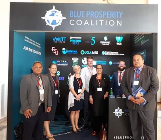 Tongan delegation with partners from @WaittInstitute and @WaittFdn in Abu Dhabi for the World Ocean Summit to ensure a #BlueProsperity for Tonga’s ocean, communities and sustainable development #OceanSummit