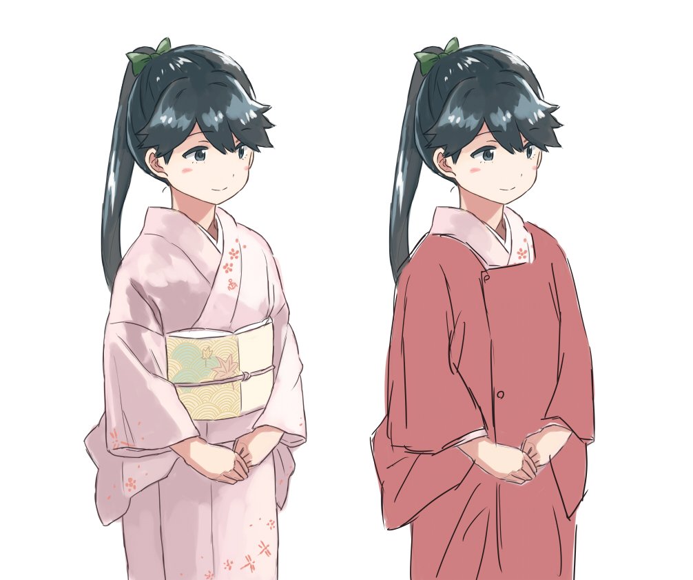 鳳翔(艦これ) 「鳳翔さんに街歩きをしてもらいたいのだけどいつもの襷掛けだとさすがに違和感が出てく」|松谷のイラスト