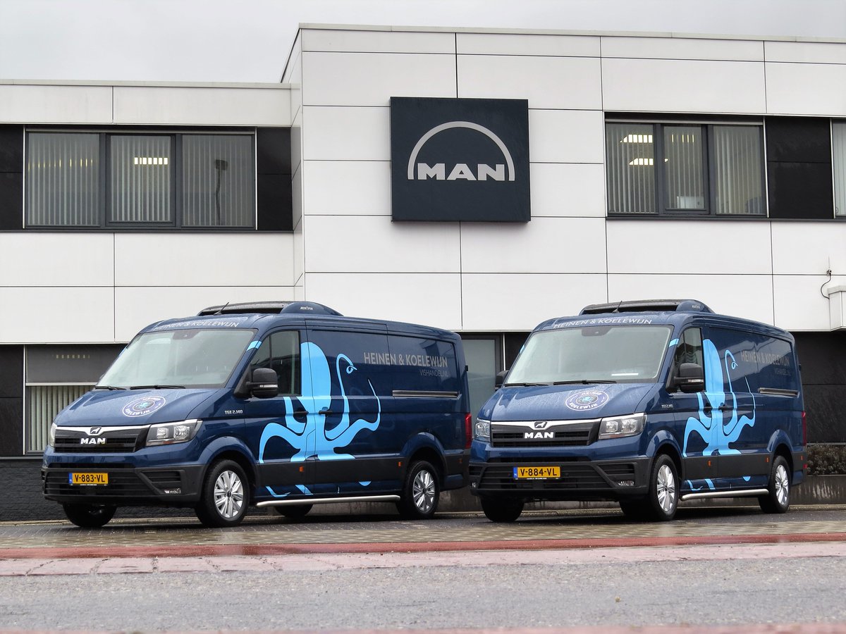 Onze nieuwe bestelbussen zijn binnen en vandaag voor het eerst op pad!