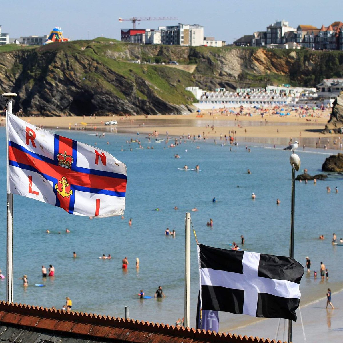 Happy St Piran's Day/Gool Peran Lowen to all our supporters in #Cornwall and beyond.

It will be a busy day for some of our lifeboat volunteers, who are starting a three-day casualty care course with other <a href="/RNLI/">RNLI</a> crews at <a href="/lifeboatpadstow/">Padstow RNLI</a>. Library picture: Mandy Callaghan.