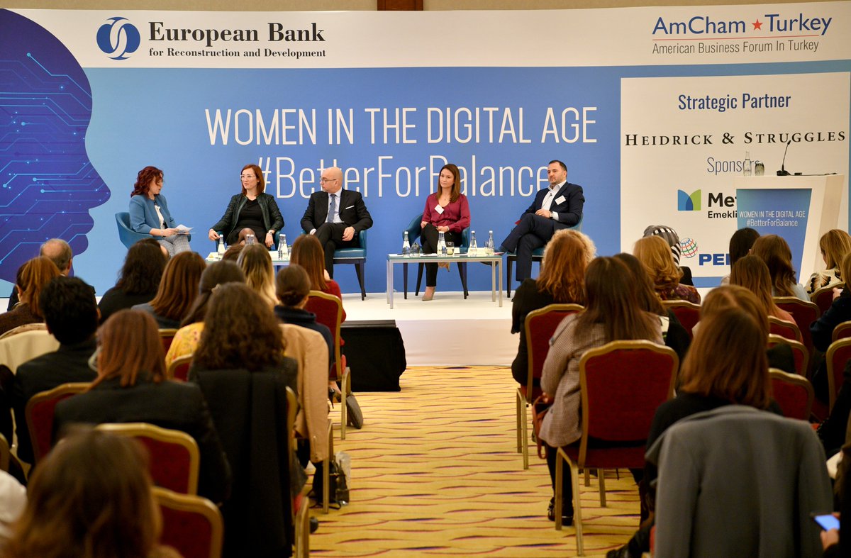 As part of #IWD2019 activities, <a href="/TurkeyAmCham/">AmCham Turkiye</a> HR Panel hosted <a href="/VodafoneTR/">Vodafone Türkiye</a> <a href="/arcelik/">arcelik</a> <a href="/PepsiCo/">PepsiCo</a> <a href="/Citi/">Citi</a> HR Leaders and <a href="/EBRD/">The EBRD</a> to discuss inclusive leadership in the #Digital Age #BetterforBalance