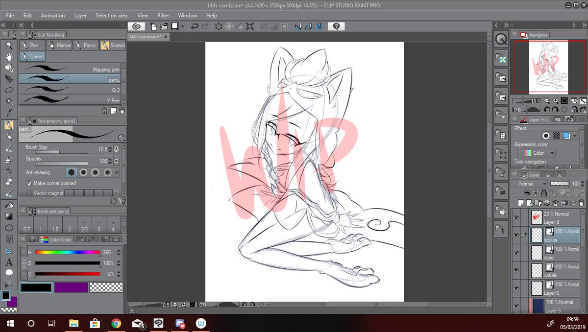 Commission WIP
#lineart #sketch #CLIPSTUDIOPAINT #CLIPSTUDIO  #commissionsopen 