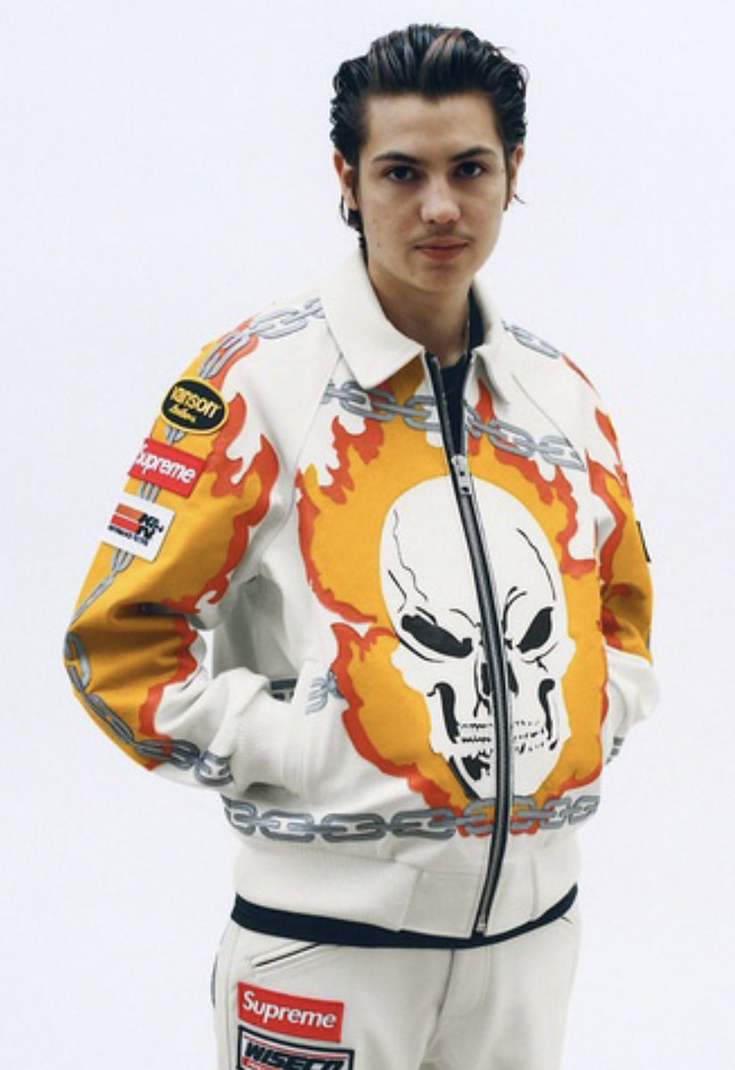 supreme ghost rider jacket