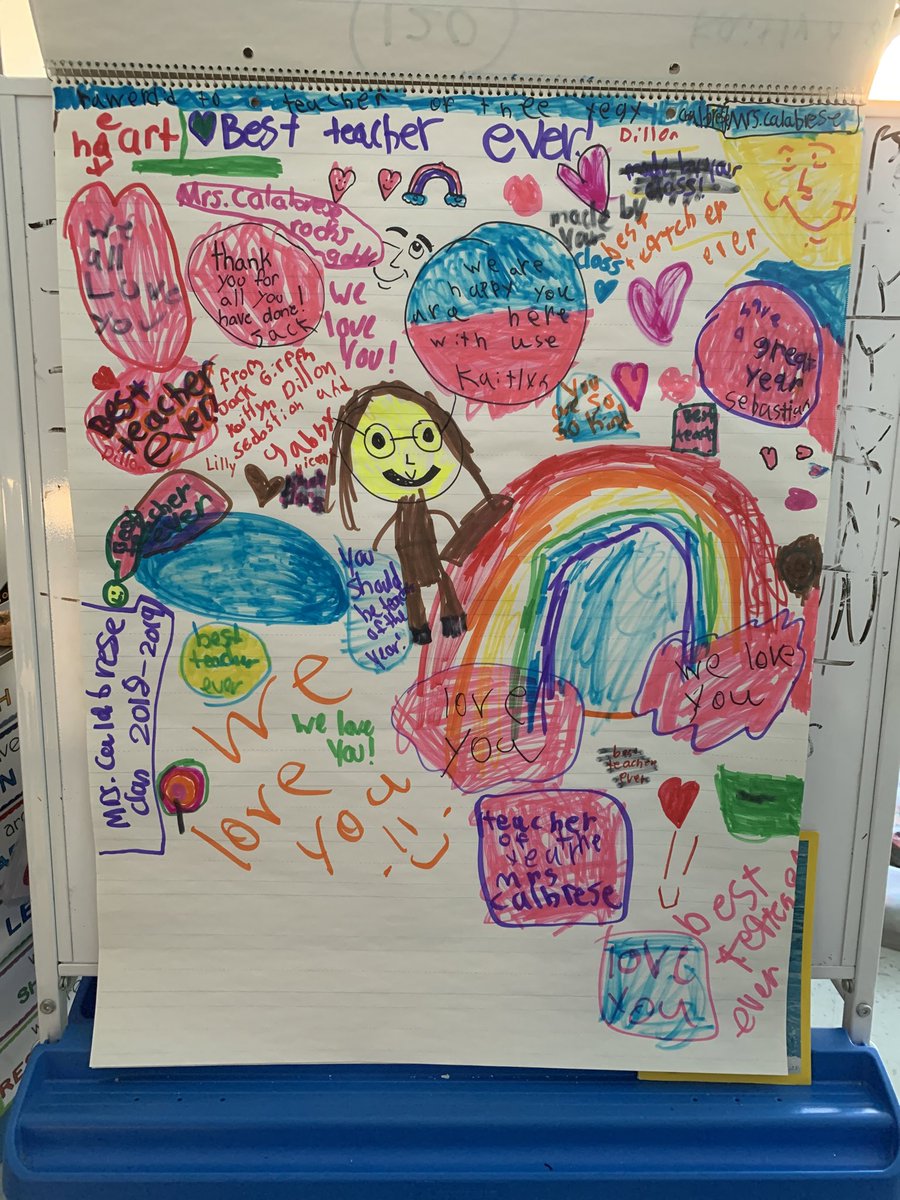 CathyO710's tweet photo. My ♥️ is full this morning!
I found this surprise on my chart after being out on Friday. My Ss chose to use their “Fun Friday” time to show their love! #CalabreseClan #Judson #thirdgradeworldchangers https://t.co/w7TNx3s2Zv