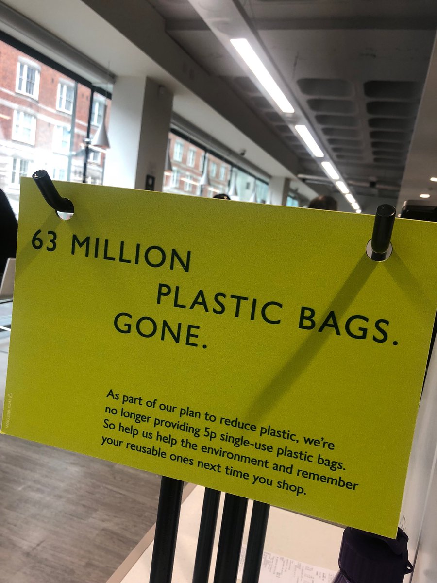 YES. Well done ⁦<a href="/waitrose/">Waitrose & Partners</a>⁩. This is a big step in the right direction. Looking forward to you tackling your food packaging next.
👊🌎💚 #plasticpollution