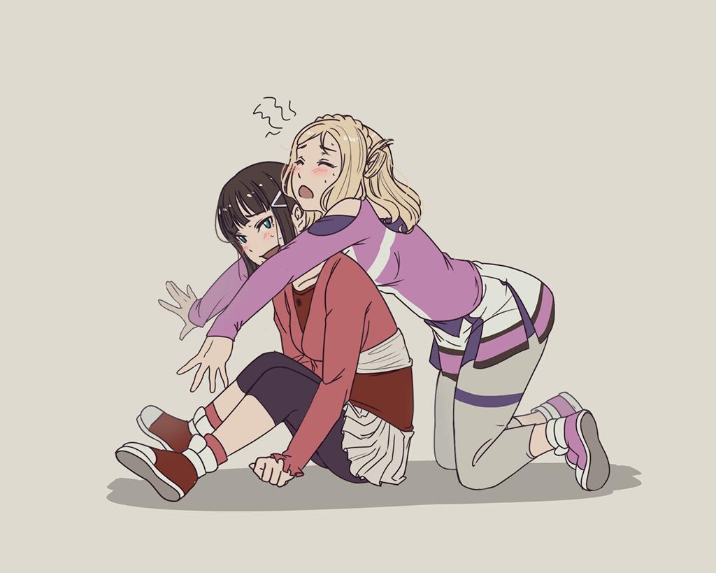 DiAyase_draw's tweet image. 🏃‍♀️💦

#毎月5日はダイマリ記念日
#ダイマリ広報部