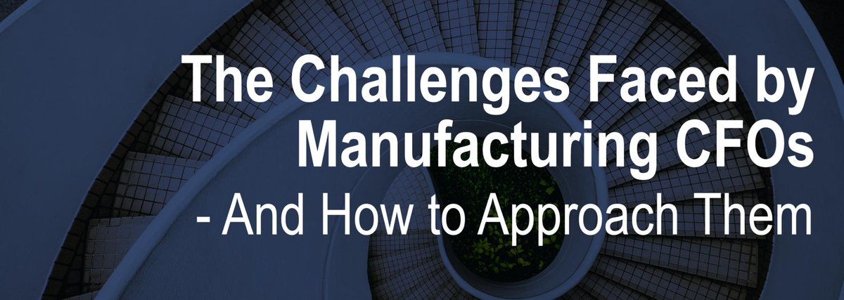 The Challenges Faced by Manufacturing CFOs And How to Approach Them:
bit.ly/2UlEIhl #digitalmanufacturing #transformations #smartfactories #smartfactory #slenges #digitalization #digitize #industry40 #infographic #cfo