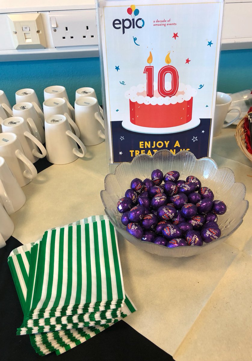 LincsShowground's tweet photo. A little treat for our delegates from @OpenfieldTM who are holding their AGM in the Epic Centre today!🍫🍬 #Epic10 https://t.co/BIHOs7d3Tw