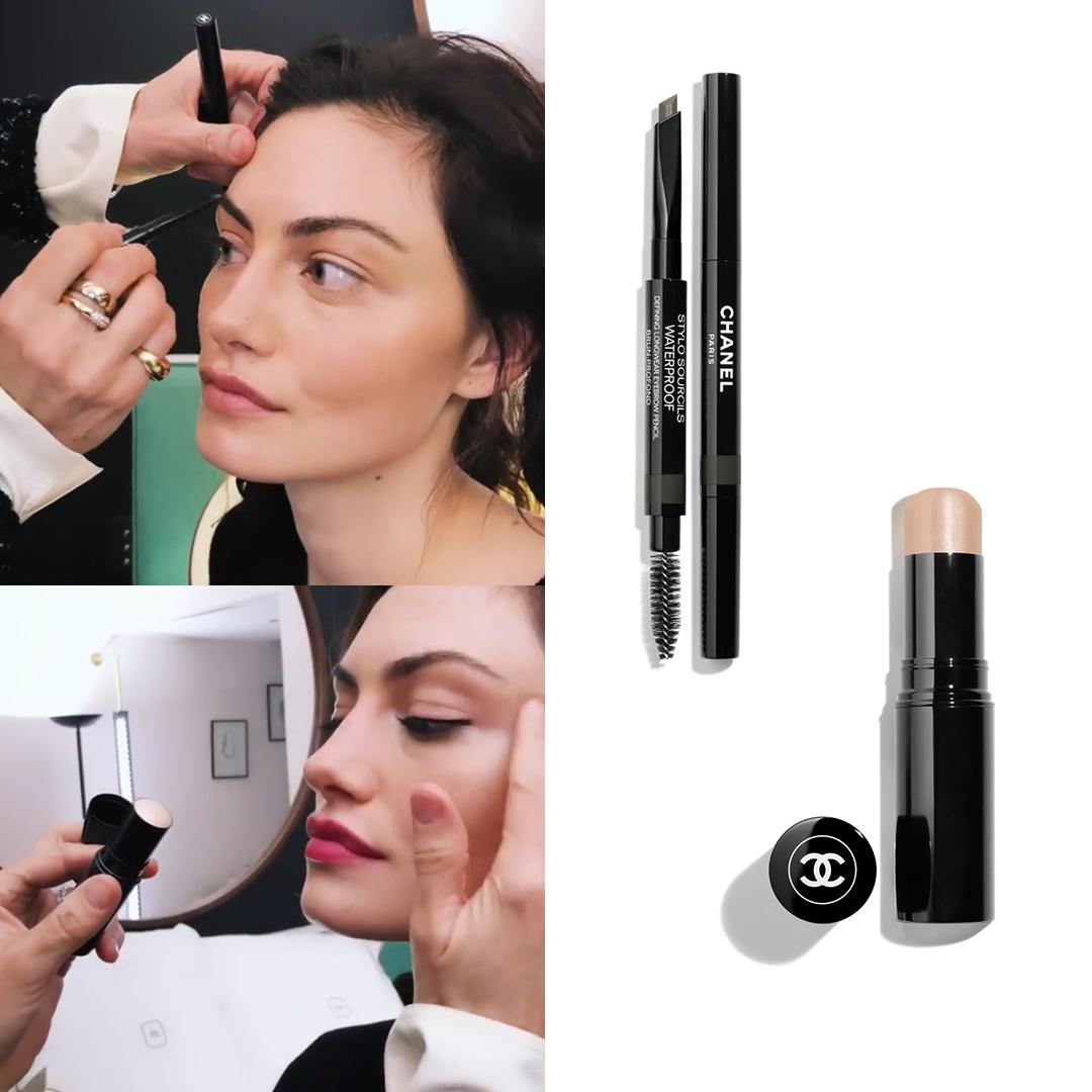 Dress Like Phoebe Tonkin on X: 5 March [2019]  Attending Chanel's  Fall/Winter 2019/2020 collection wearing #chanel Stylo Sourcils Waterproof  Defining Longwear Eyebrow Pencil ($40) in 810 Brun Profound and a tip