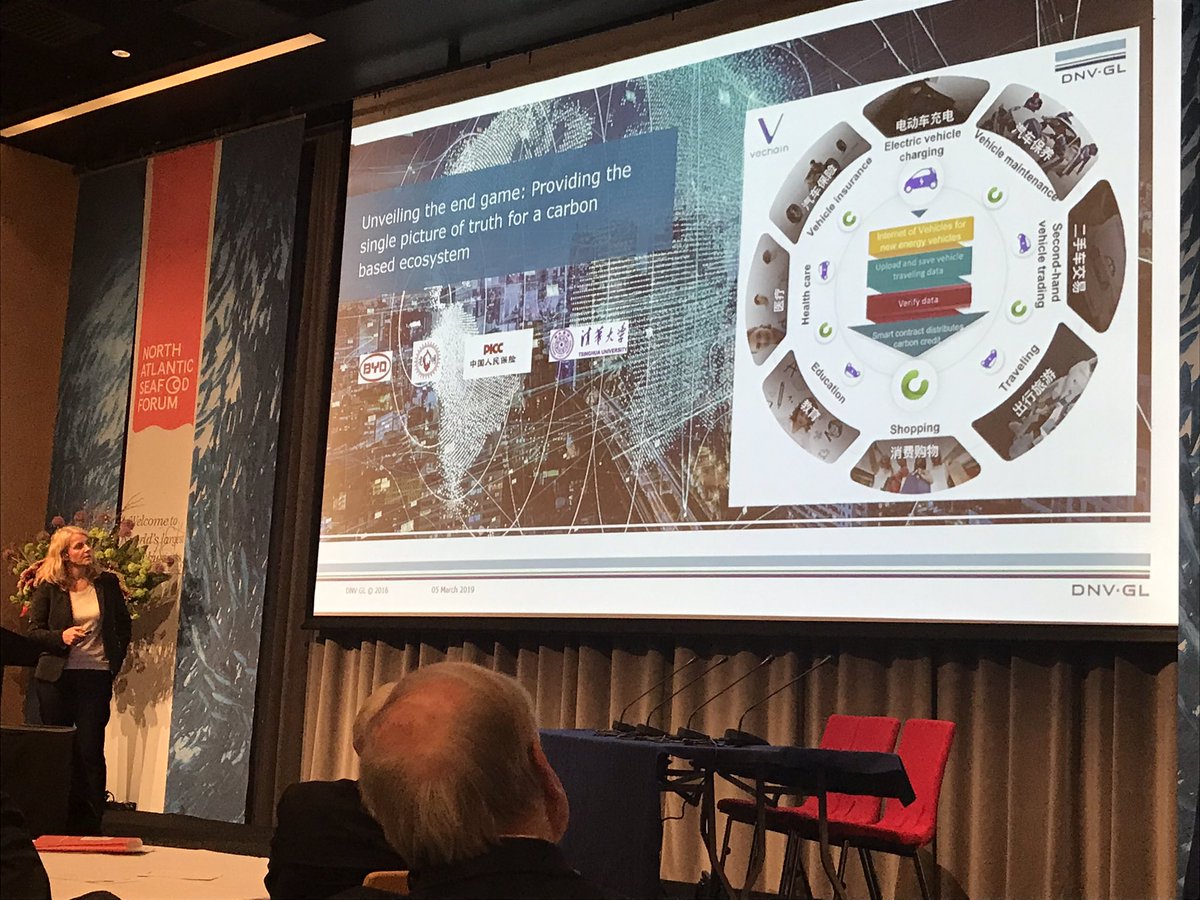 LisaTdeJager's tweet photo. Eco-system on #Blockchain @BYDCompany @DNVGL @Vechain by @GodalMidttun targeting improved Carbon Footprint

#NASF2019 #Seafood https://t.co/enoMS0uQ9P