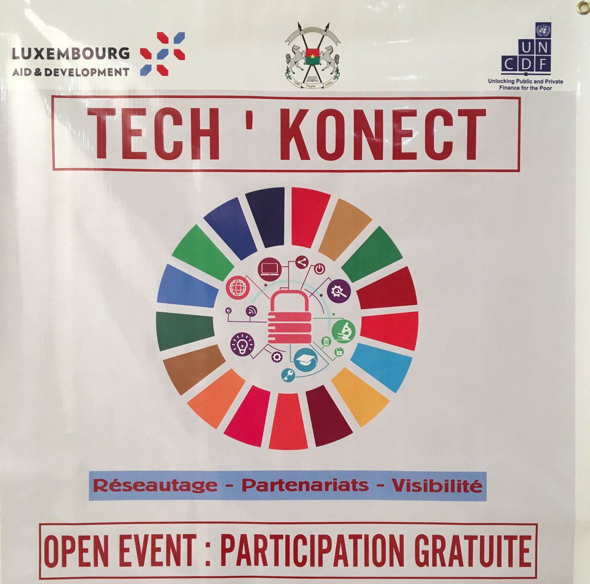 lamesch_max's tweet photo. 40 pitchs en 2 heures! Voilà le résultat du premier #TechKonect à Ouaga. 40 jeunes entrepreneurs ont présenté leurs solutions digitales en réponse aux besoins des populations burkinabè. Bel exemple du partenariat entre le Luxembourg🇱🇺 et le Burkina 🇧🇫. Merci @hermannmessan @UNCDF https://t.co/fJBD48A7h5