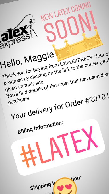 My order from @LibidexLtd has shipped! Can't wait to show you what's inside. Stay tuned! https://t.c<a class="tags" target="_blank" title="On Twitter" href="/?out=eyJ0eXAiOiJKV1QiLCJhbGciOiJIUzUxMiJ9.eyJpYXQiOjE3MjUwNTIyNjMsImlzcyI6InR3cG9ybnN0YXJzLmNvbSIsIm5iZiI6MTcyNTA1MjI2MywiZXhwIjoxNzU2NTg4MjYzLCJyZWRpcmVjdF91cmwiOiJodHRwczovL3R3aXR0ZXIuY29tL0xpYmlkZXhMdGQifQ.xNpCQGbFbMiyQtSrIvAYSywtu4rESoNqvFEdSZj7XbM5plL2L9O5hYggjiTs1dhnauQ5aYkbeOMAs9euK6lDTA">@LibidexLtd</a><a href="/tag/latex"class="tags"><span>#latex</span></a><a href="/tag/fetish"class="tags"><span>#fetish</span></a><a href="/tag/fetishmodel"class="tags"><span>#fetishmodel</span></a><a href="/tag/latexmodel"class="tags"><span>#latexmodel</span></a><a href="/tag/latexfashion"class="tags"><span>#latexfashion</span></a>