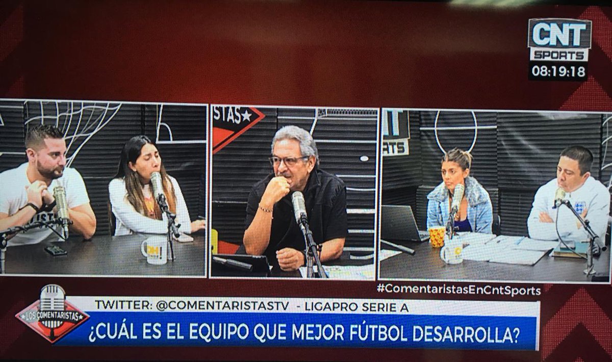 #AlAire  <a href="/comentaristastv/">Los Comentaristas Tv</a> por <a href="/Caravana750/">Radio Caravana</a> <a href="/RadioDibluFM/">Radio Diblu</a> @cntsportsec . En cabina para hablar de fútbol,  <a href="/mariocanessa/">mario canessa oneto</a> <a href="/MayBayas/">Mayra Bayas B</a> <a href="/gisellabuendia/">Gisella Buendia</a> <a href="/PatoCornejo/">Patricio Cornejo</a>  <a href="/CarlosGalvez21/">Carlos Galvez V</a>  #LigaProBdP #ChampionsLeague #CopaLibertadores