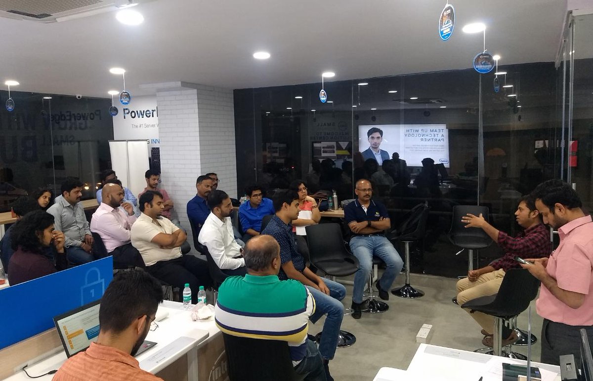 YourStoryCo's tweet photo. "Scaling hardware is far more difficult than scaling software. If you are hardware focused, it's very important to have a hardware expert on-board.", says Tathagato Rai Dastidar, Co-founder, @sigtuple at the Dell-YourStory meetup. #YSmeetup @Dell_IN https://t.co/GLbaS5BBT8