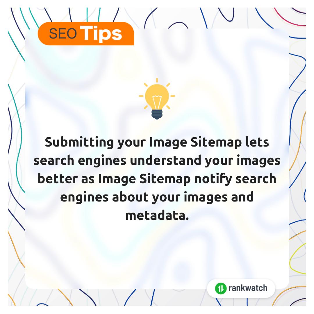 RankWatch's tweet image. If you’re on WordPress, you can use the Advanced Image Sitemap plugin.

#SEO #SEOtips #optimisationtips #seosolutions #seosoftware
#digitalmarketing #SEM #website #SEOlearning #SMM