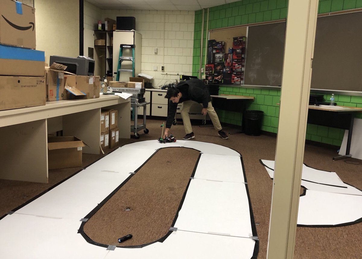 Plus1rosales's tweet photo. CRAM Crew getting ready for 2019 AV Challenge! @AtticaSchools @RoseHulman @Ford #cteworks https://t.co/hn3JFffiQi