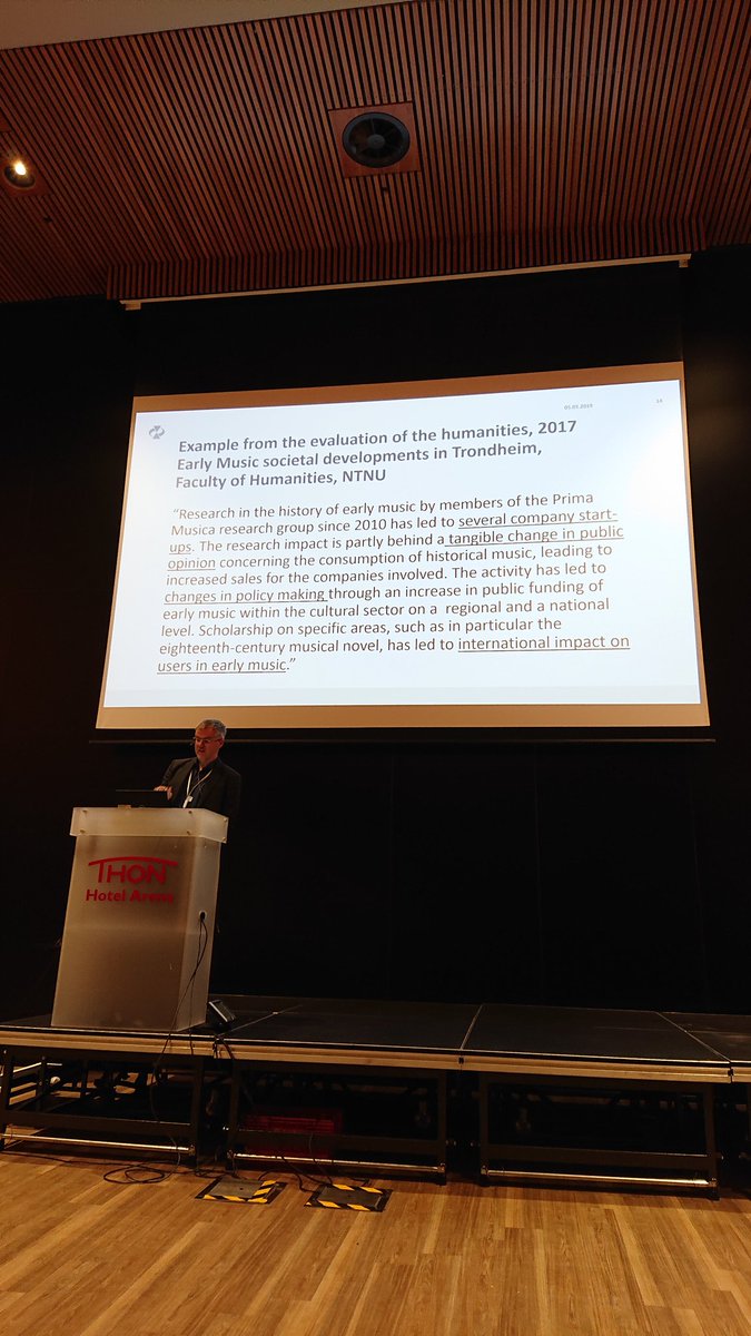 Impact example from @NTNUHumanities at #NARMA2019
<a href="/stigslipersater/">Stig Slipersæter</a> @RCN_Norway