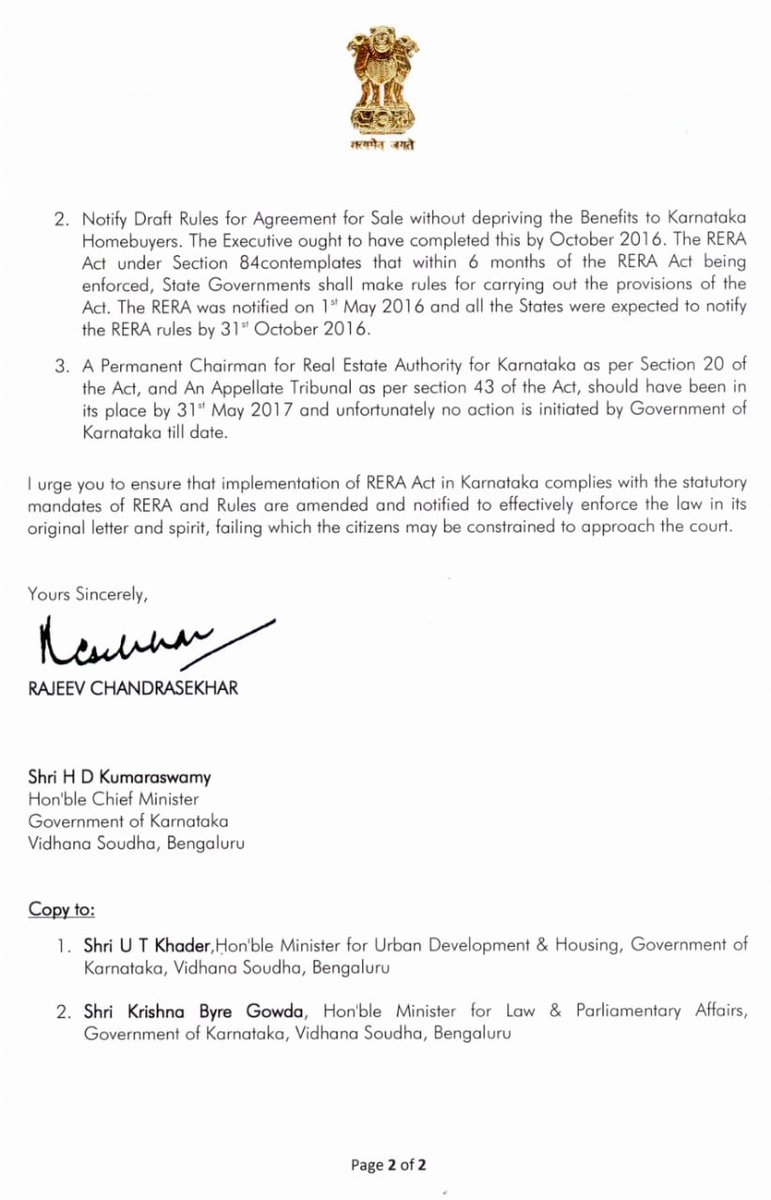 FightforReraKar's tweet photo. Today #KRERA adorned with Permanent RERA Authority. Collective Efforts of @fightforReraind along with members of #FPCE @msshankar1961 @ajitnnaik @Namma_Bengaluru @murali772 has made this possible &amp; special thanks to our Namma MP @rajeev_mp who has mounted HEAVY pressure on #GOK https://t.co/kOapk3iR4y