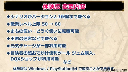 ドラゴンクエストx の無料体験版が大幅拡張 眠れる勇者と導きの盟友 のバージョン2 3終盤までプレイ可能に ニコニコニュース