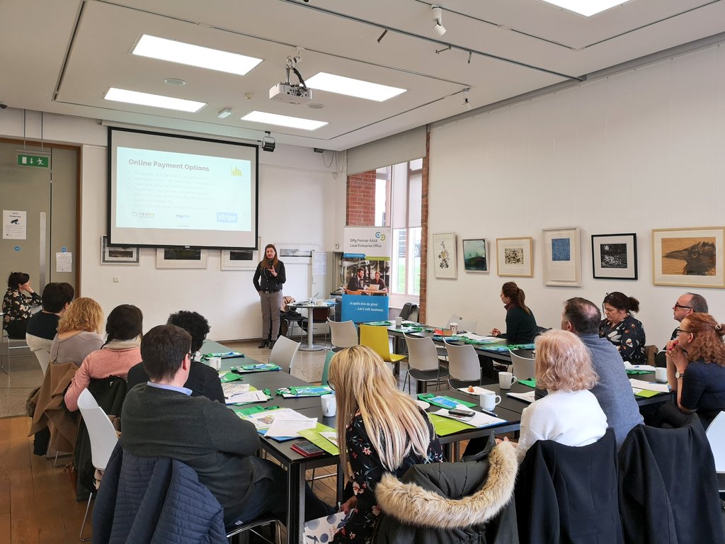 Local #Cavan business owners learning about <a href="/LEOcavan/">LEO Cavan</a> Trading Online Voucher Scheme. Up to €2.5k  available to help get your business online. Visit localenterprise.ie/cavan #LocalEnterprise #MakingItHappen