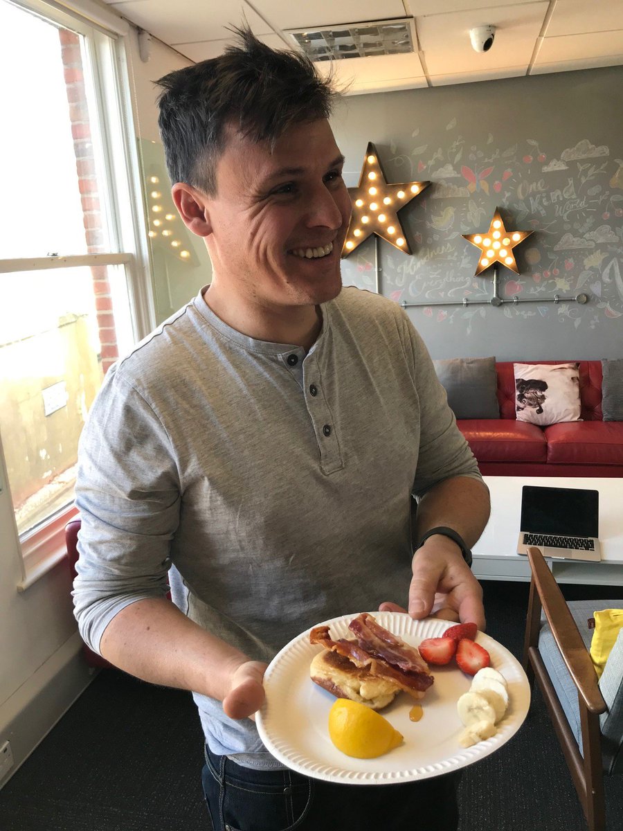 We_Are_Haygarth's tweet image. Thank you to our wonderful #charity team who brought us a very happy #PancakeDay 😍 all in support of @polkatheatre.