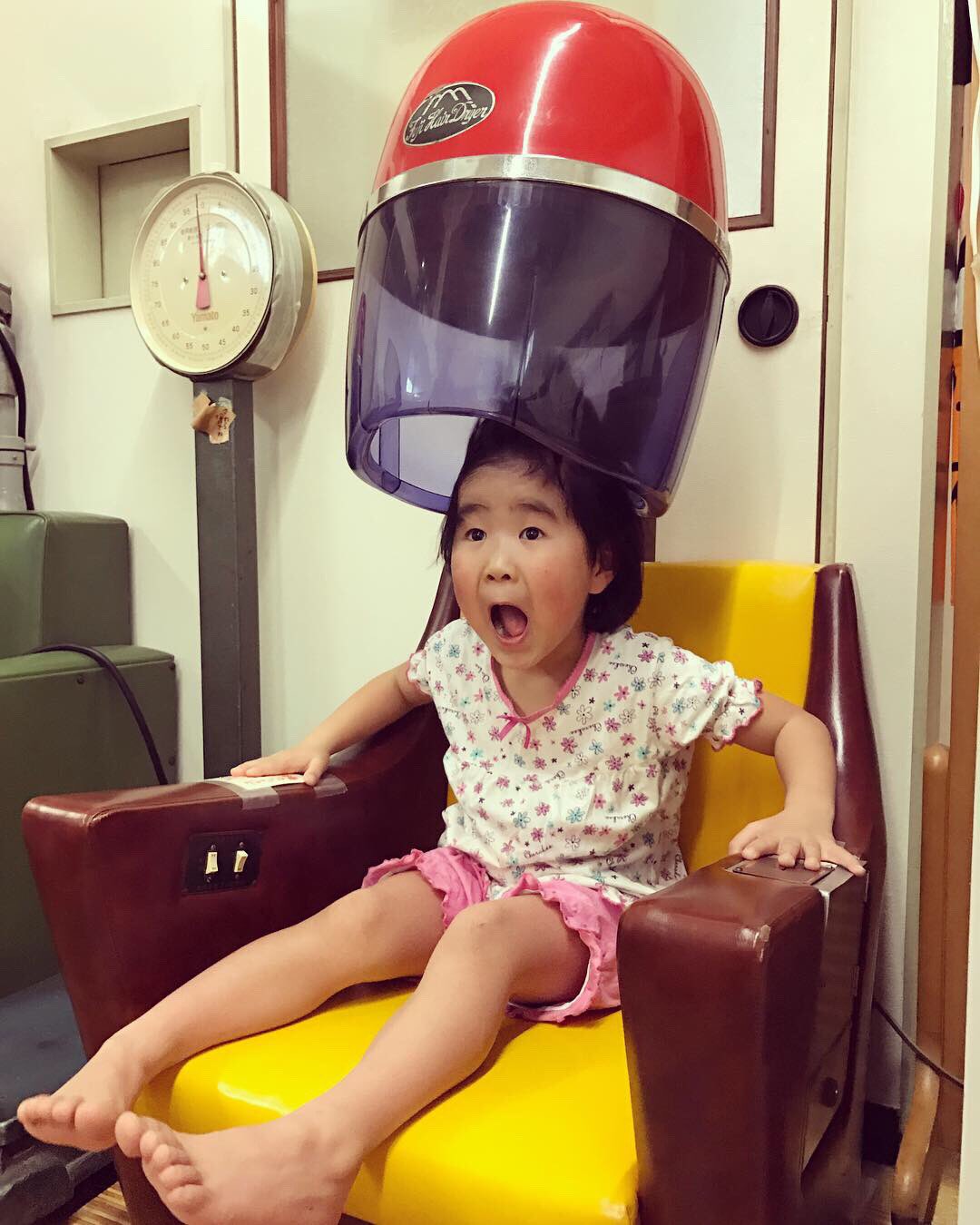 National オカマ型 釜型 据え置き ヘアセットドライヤー MH-1300