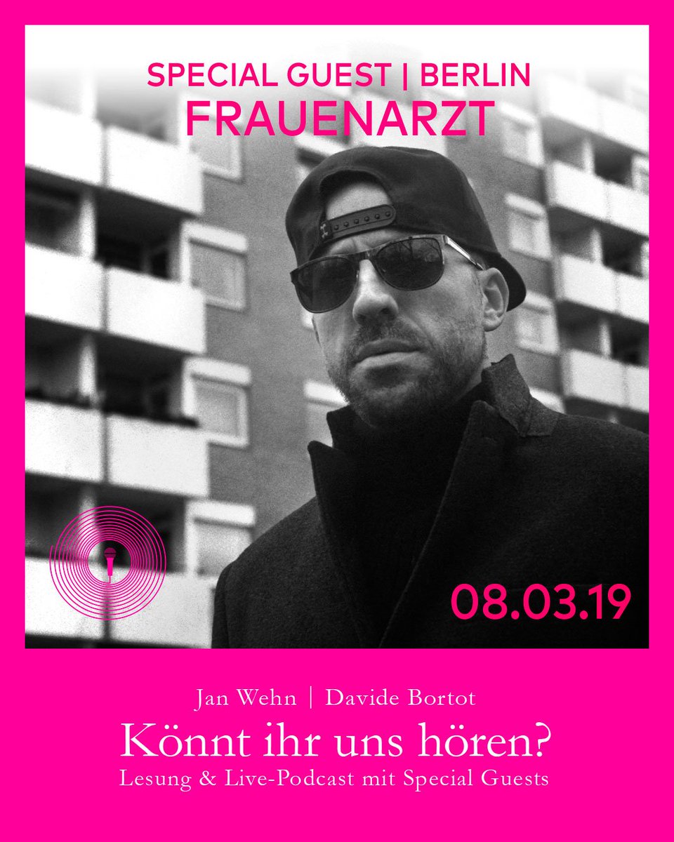 Berlin Rap City No.1! 💥 Am 8.3. haben wir die Hauptstadt-Legende <a href="/Frauenarzt/">Frauenarzt</a> zu Gast und sprechen über seine Rap-Anfänge in den frühen Neunzigern, BC, Bassboxxx und sein Label Proletik. (📷: nationofzoom)

Tickets gibt’s bei eventim.de und love-your-artist.de/livepodcast