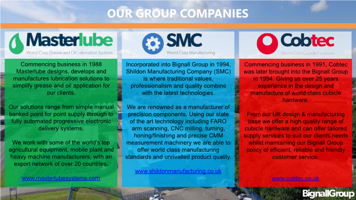 BignallGroup's tweet photo. 4/4:
"I've heard of you but have no idea what you do". Let's tackle that.  @cobtec_ @masterlube_ @SMCNorthEast #BignallGroup https://t.co/k09iUxmudx