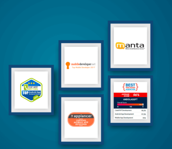 Andolasoft's tweet photo. Andolasoft focuses on its work and growth of people and clients. During our years of journey, we have been fortunate to be recognized in the industry with top #awards and #accolades. #TopDevelopmentCompany https://t.co/j5Rv9AEba3 https://t.co/VtmfY7utqf