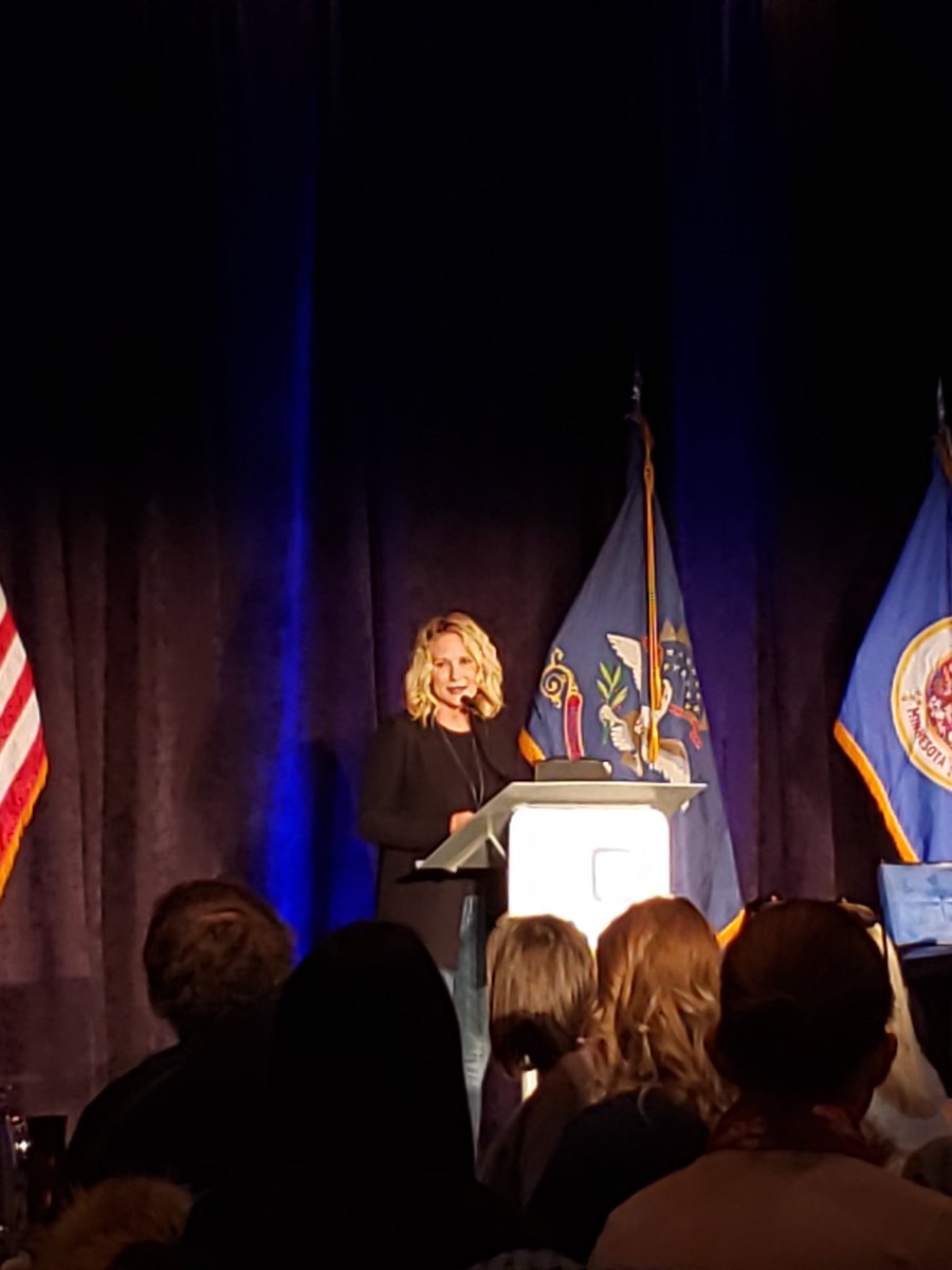 The first lady at Eggs and Issues...#FMWFEggs #XcelEnergy