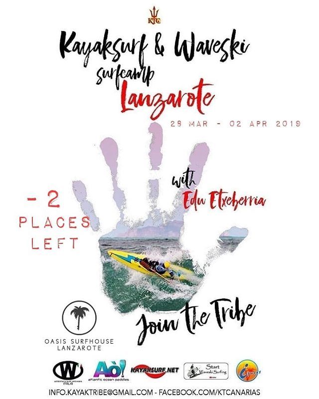 KayakBak's tweet photo. Still 2 places available for the KTC Kayaksurf &amp; Waveski Surfcamp with Edu Etxeberria. It's going to be epic! Email us for more info.kayaktribe@gmail.com #kayaktribe #kayaktribecanarias #kayak #kayaksurf #kayaksurfnet #surfkayak #eduetxeberria #waveskifa… https://t.co/t3CJCKq87K https://t.co/YMTQm2dXb7
