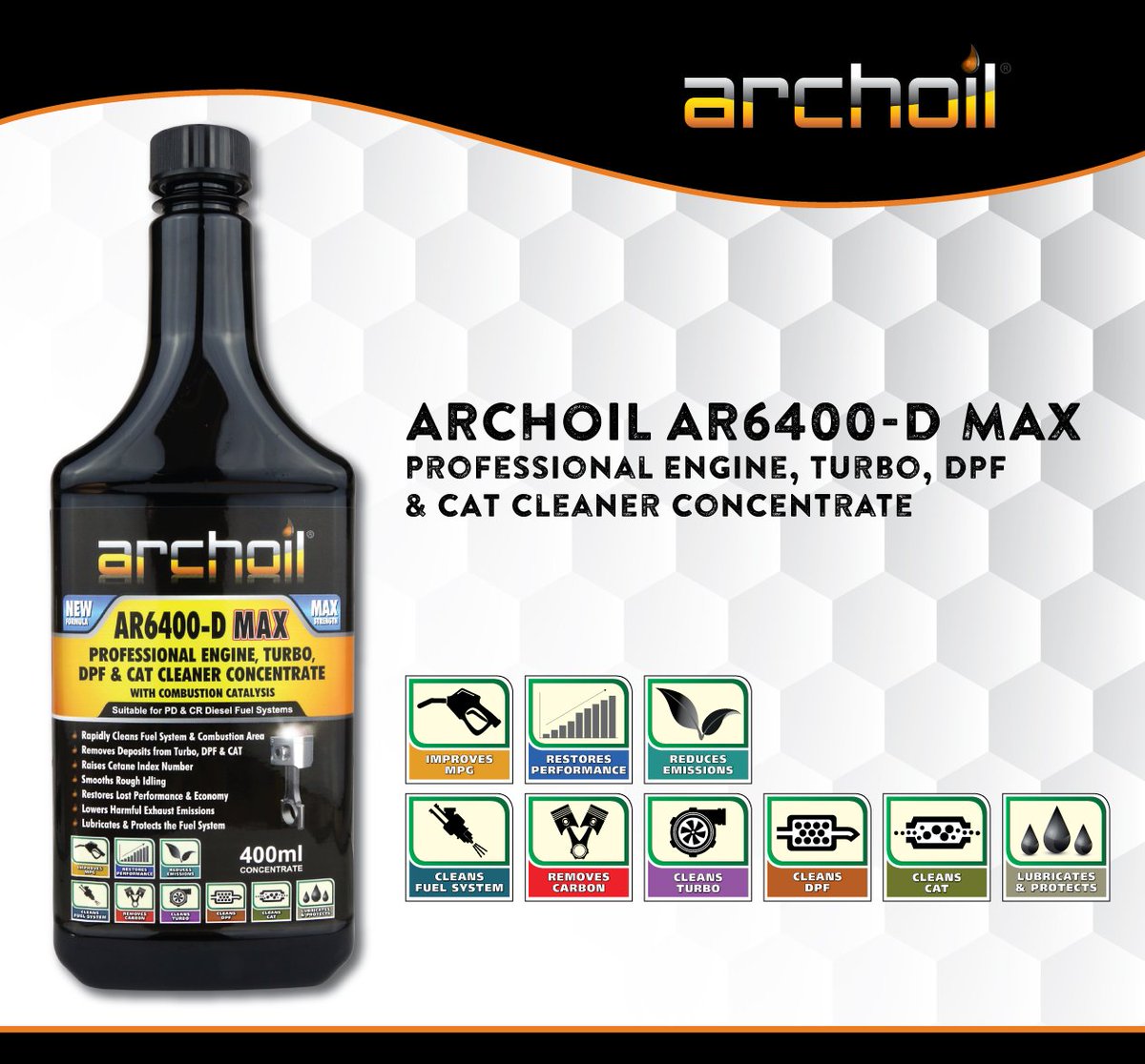 PowerEnhancer's tweet image. Treat your vehicle right by running a bottle of Archoil AR6400-D Max through your fuel system every 5000 miles. AR6400-D Max is available to purchase on our website here: powerenhancer.co.uk/archoil-ar6400…