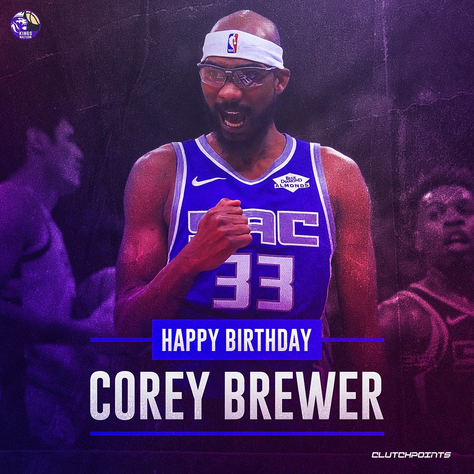 Join Kings Nation in wishing Corey Brewer a happy 33rd birthday!    