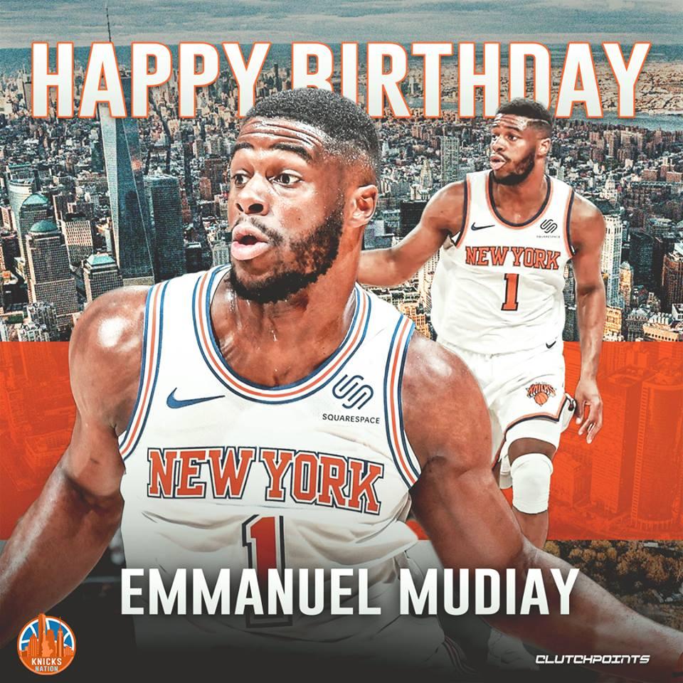 Join Knicks Nation in wishing Emmanuel Mudiay a happy 23rd birthday!  