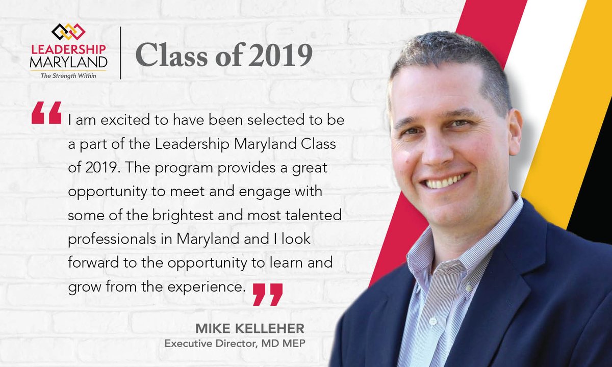 MarylandMEP's tweet photo. We are excited to share that our Director, Mike Kelleher, has been chosen for @LMDLeads Class of 2019! #MakeItInMD
https://t.co/LrnKsMCzLn https://t.co/tXjMarwsRV