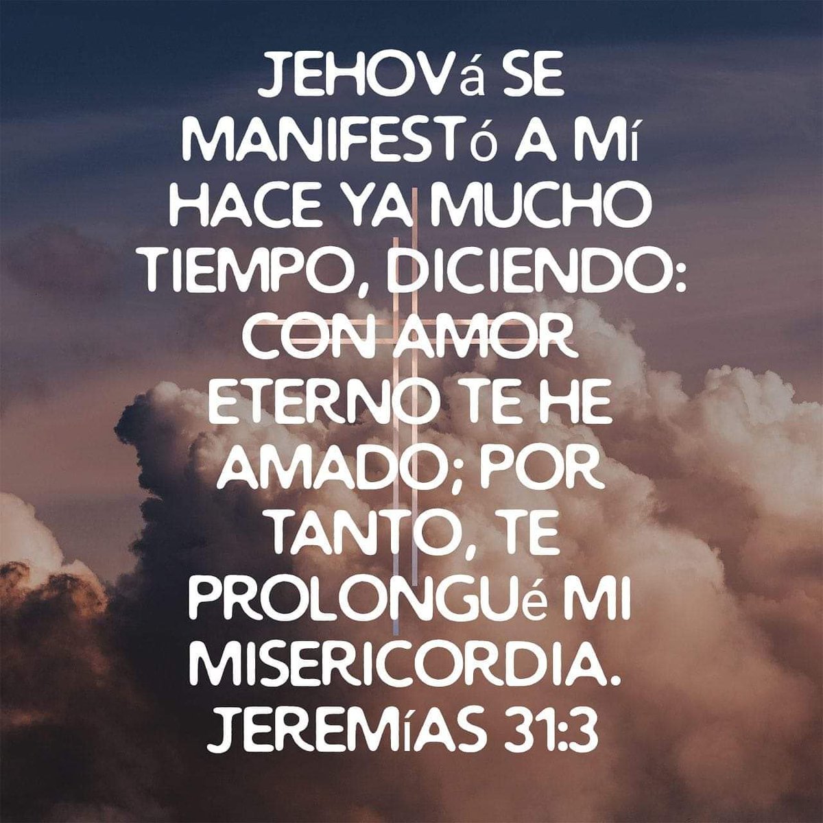 Probablemente piensas:Como es posible que DIOS me ame,si yo se lo que hago cuando nadie me ve,es imposible, DIOS NO ME PUEDE AMAR,por eso me va mal en todo,pero DIOS TE DICE,CON AMOR ETERNO TE HE AMADO POR TANTO TE PROLONGUE MI MISERICORDIA Y MI AMOR,VEN A MI COMO ESTAS YO TE AMO