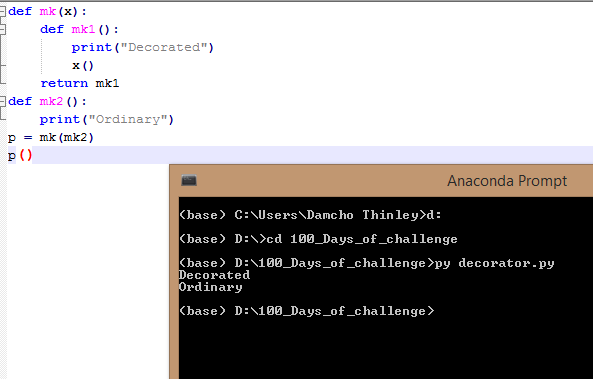 thinley_damcho's tweet photo. #Decorator
#100DaysOfCode 
#tij_tech
Day : 21 https://t.co/tb5KJjf5ea
